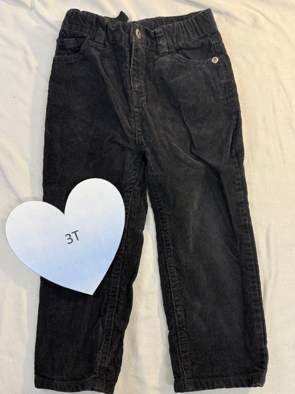 Calvin Klein - Black Kids Corduroy Pants
